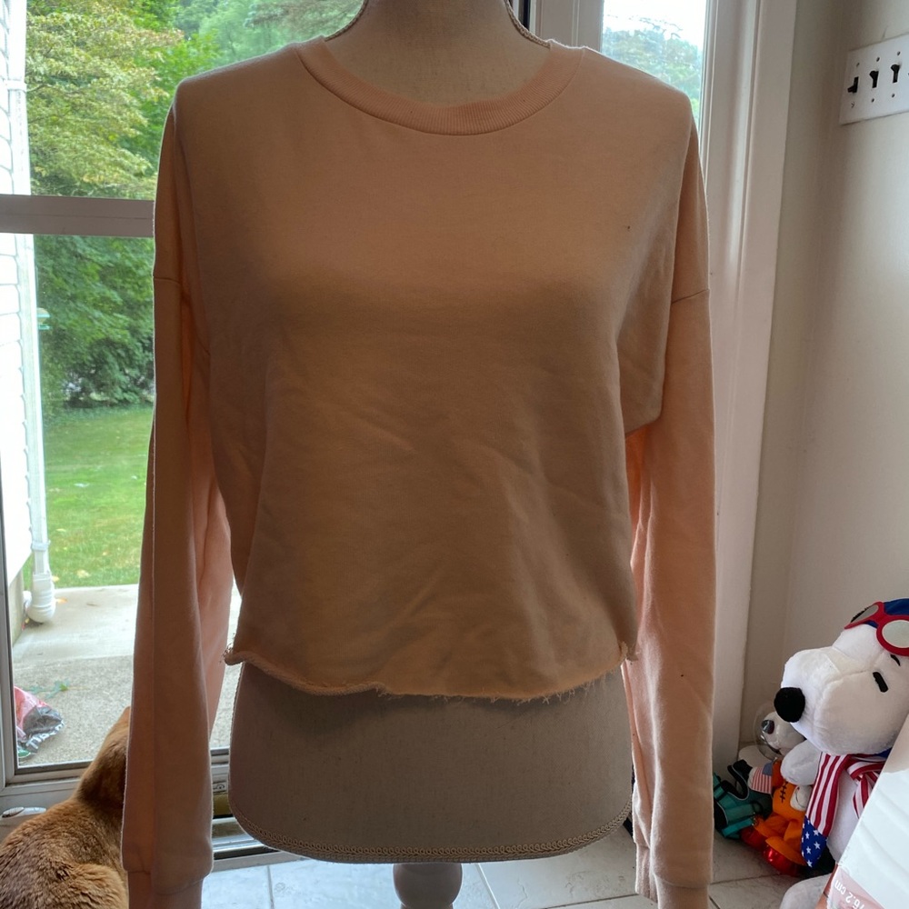 Baby pink crop top